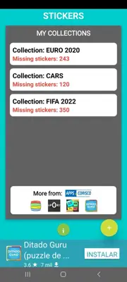 Cromos (Stickers) android App screenshot 2